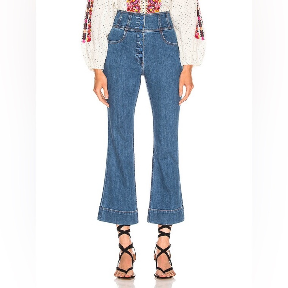 Ulla Johnson Mid Wash Ellis Jean. Size 0 - Picture 10 of 15